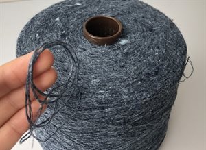 Lino Seta - hør / silke i smuk blå, 100 gram